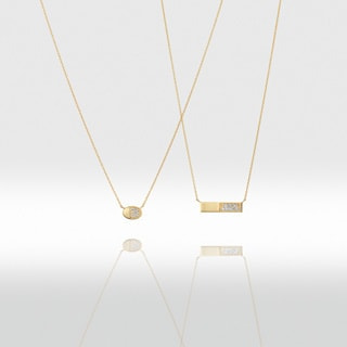 18K(18金)のダイヤモンドパヴェネックレス